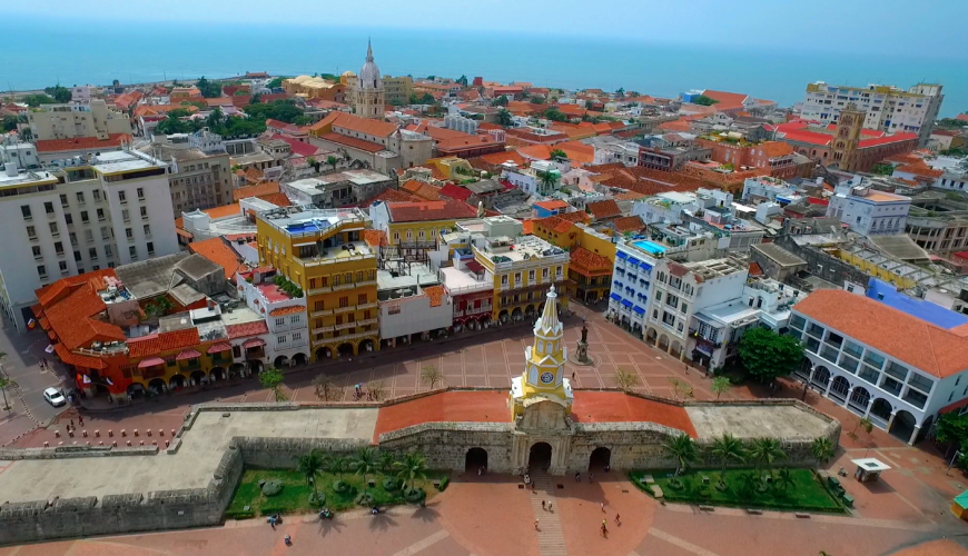 View from Cartagena from above